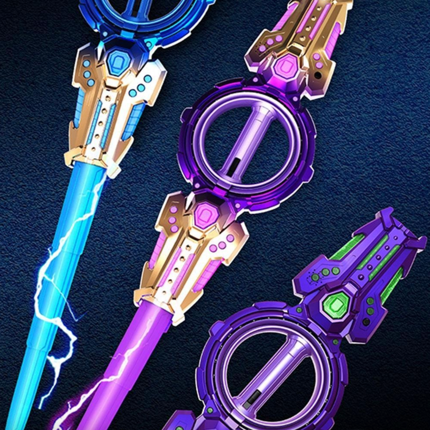 Spining Light Sword Double Blade LED Toy