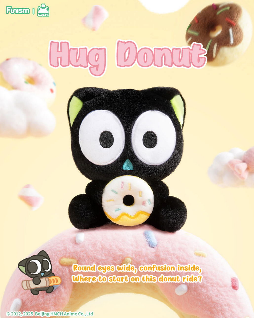 [In Stock]FUNISM Luo Xiaohei Hug Series Plush Pendant Blind Box
