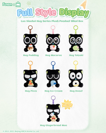 [In Stock]FUNISM Luo Xiaohei Hug Series Plush Pendant Blind Box