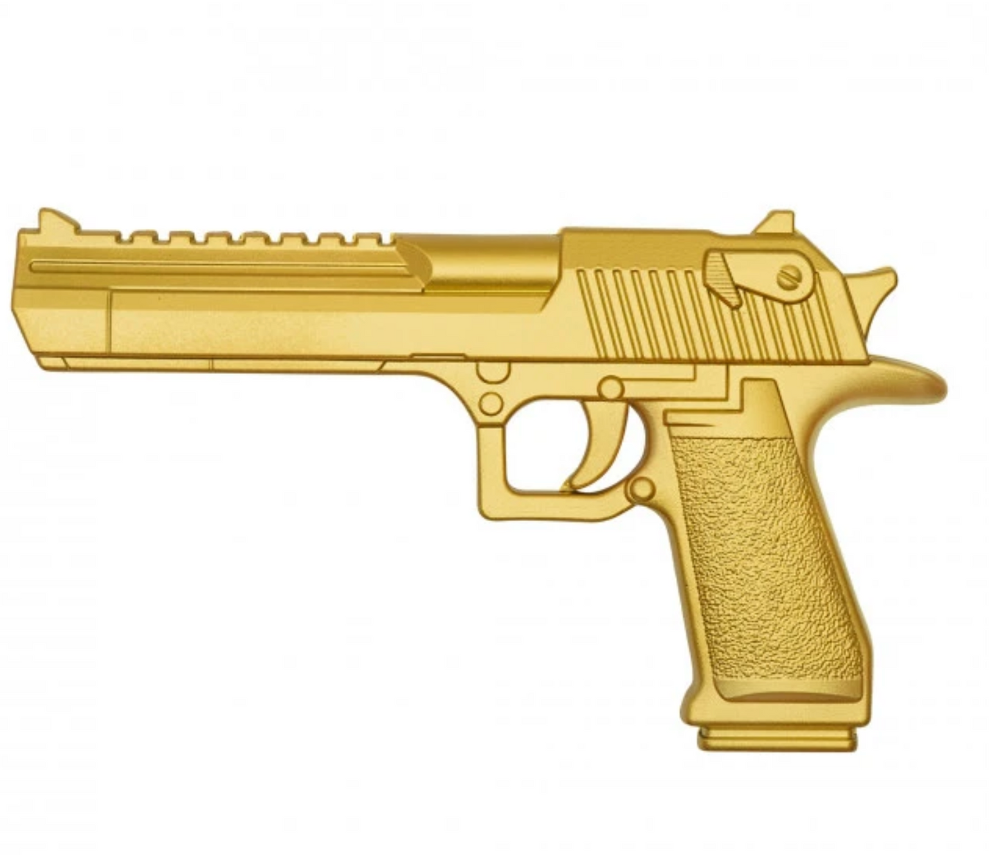 12.75" Dead Pool Gold Desert Eagle Foam Prop Gun