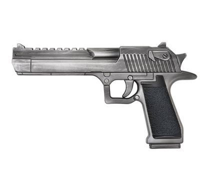 12.25" Desert Eagle Silver Foam Gun Props