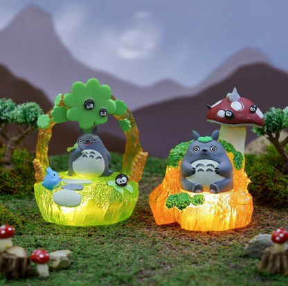Fairy Tales In The Wheat Field Light-Up Rotating Figure Ghibli Blind Box