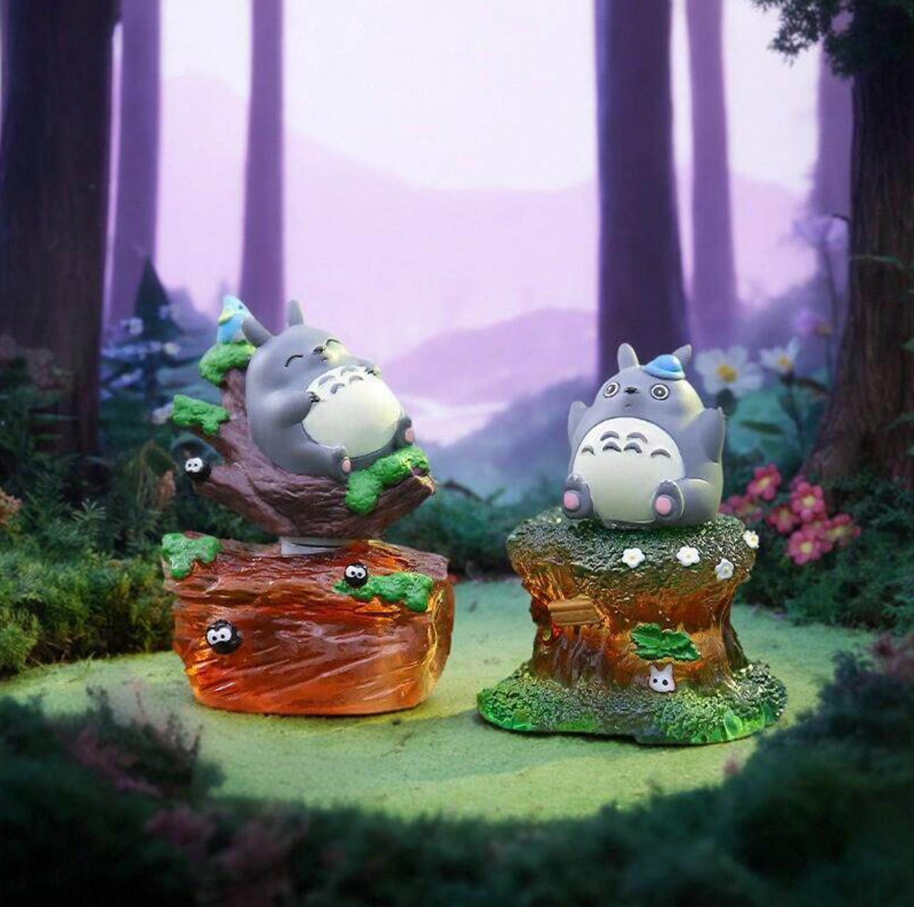 Fairy Tales In The Wheat Field Light-Up Rotating Figure Ghibli Blind Box