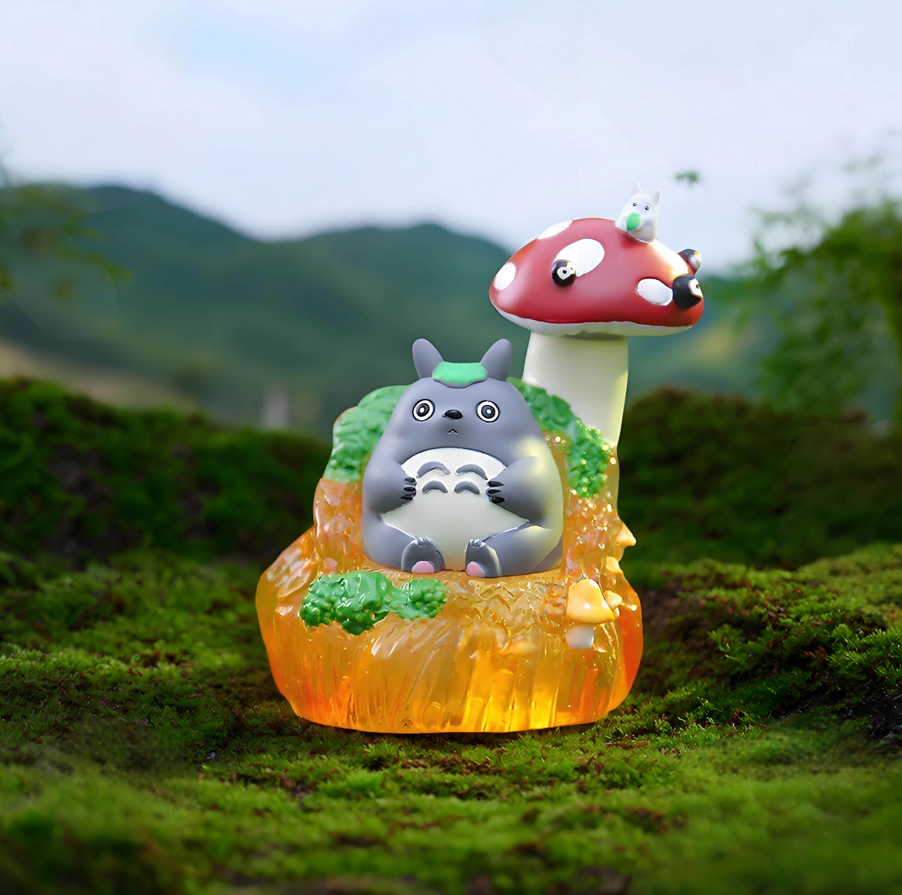 Fairy Tales In The Wheat Field Light-Up Rotating Figure Ghibli Blind Box