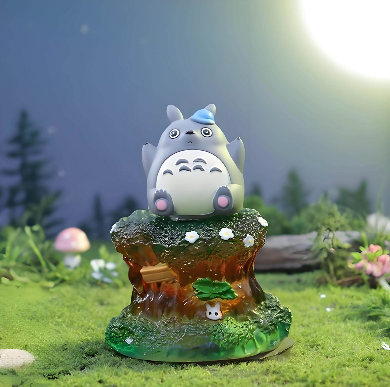 Fairy Tales In The Wheat Field Light-Up Rotating Figure Ghibli Blind Box