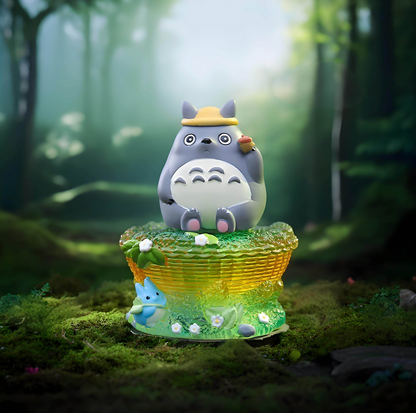 Fairy Tales In The Wheat Field Light-Up Rotating Figure Ghibli Blind Box