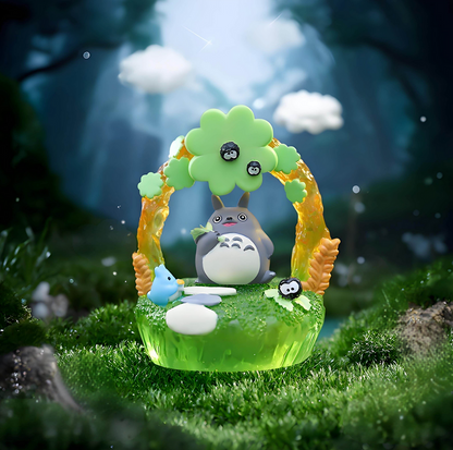 Fairy Tales In The Wheat Field Light-Up Rotating Figure Ghibli Blind Box