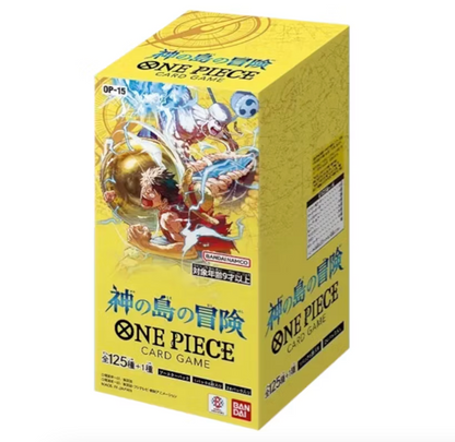 One Piece Card Bandai OP-15 Adventure on Kami's Island Booster Box (24 Packs) - JAP