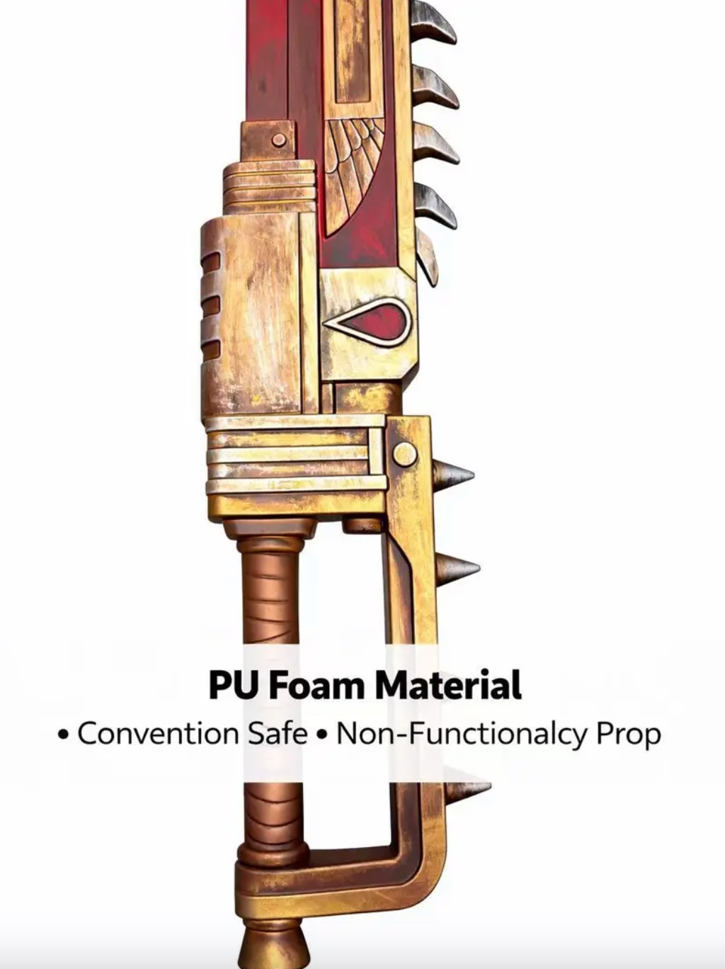 47" Fantasy War Chainsword Foam Prop