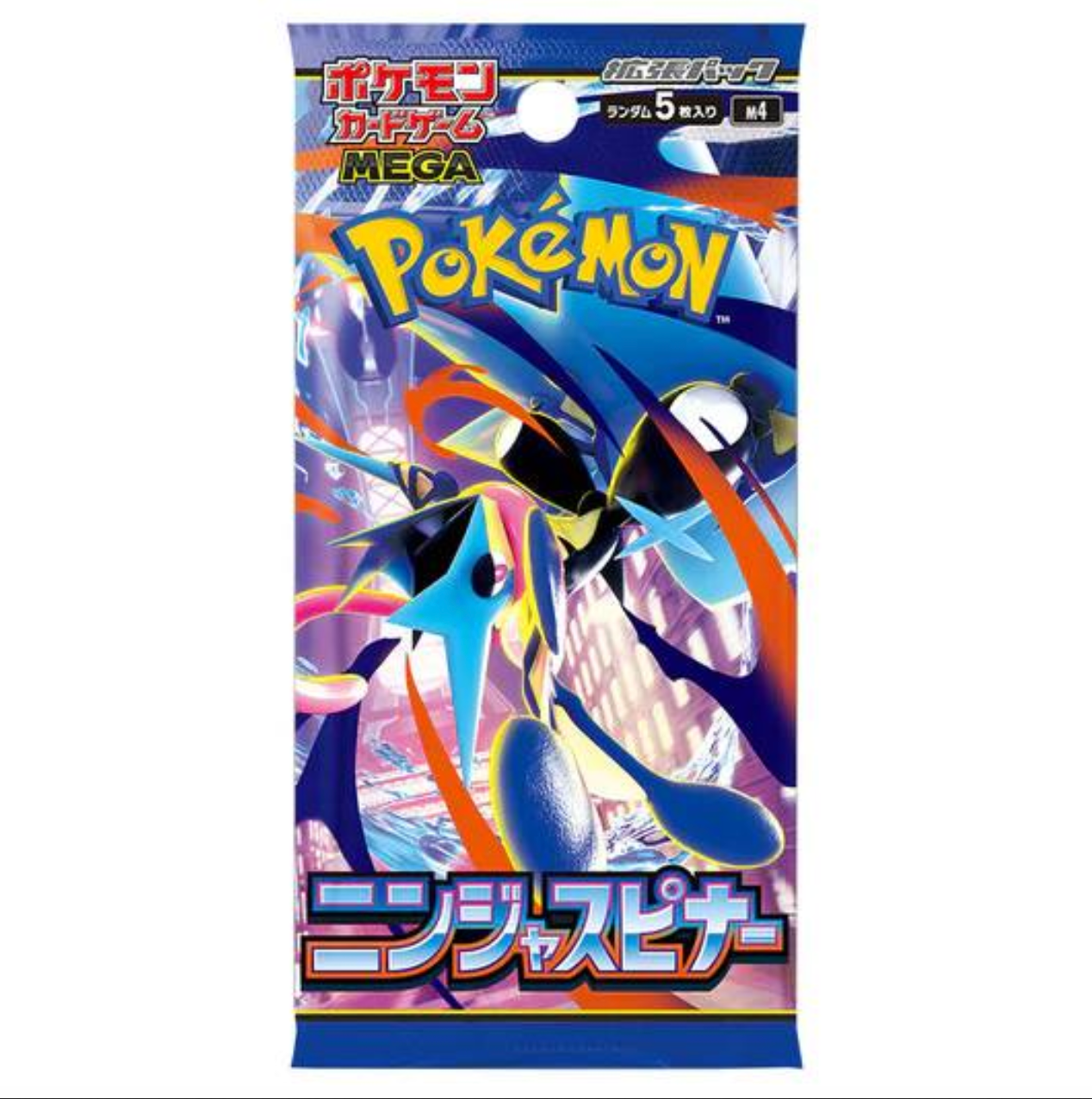 Mega Evolution Ninja Spinner M4 Card Booster Pack [JAPANESE, 5 Cards]