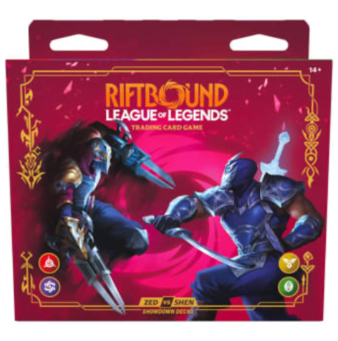 League of Legends Trading Card Game Vendetta Zed vs. Shen Showdown Deck Set [2 Decks & 2 Booster Packs]
