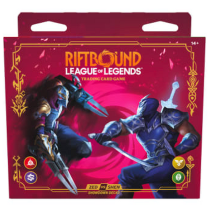 League of Legends Trading Card Game Vendetta Zed vs. Shen Showdown Deck Set [2 Decks & 2 Booster Packs]