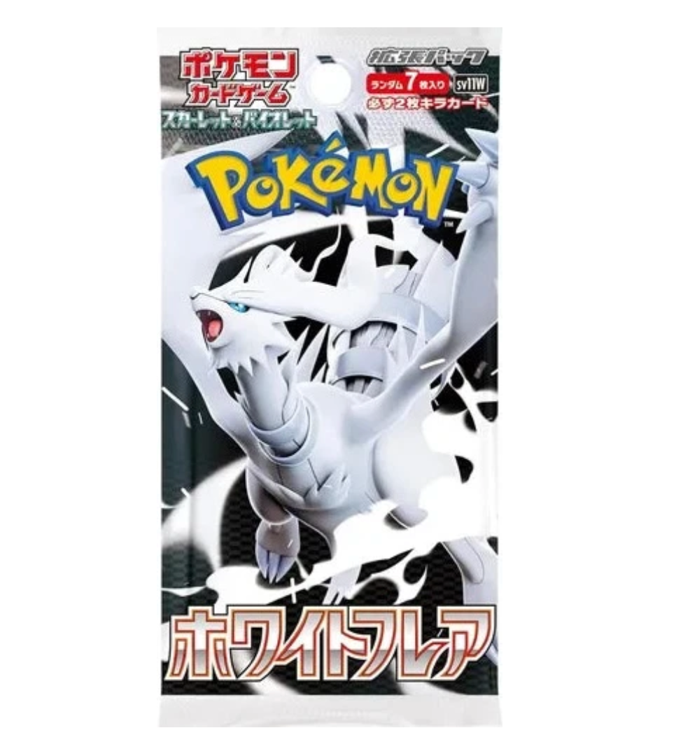 Scarlet & Violet White Flare Booster Pack [Japanese,7 Cards]