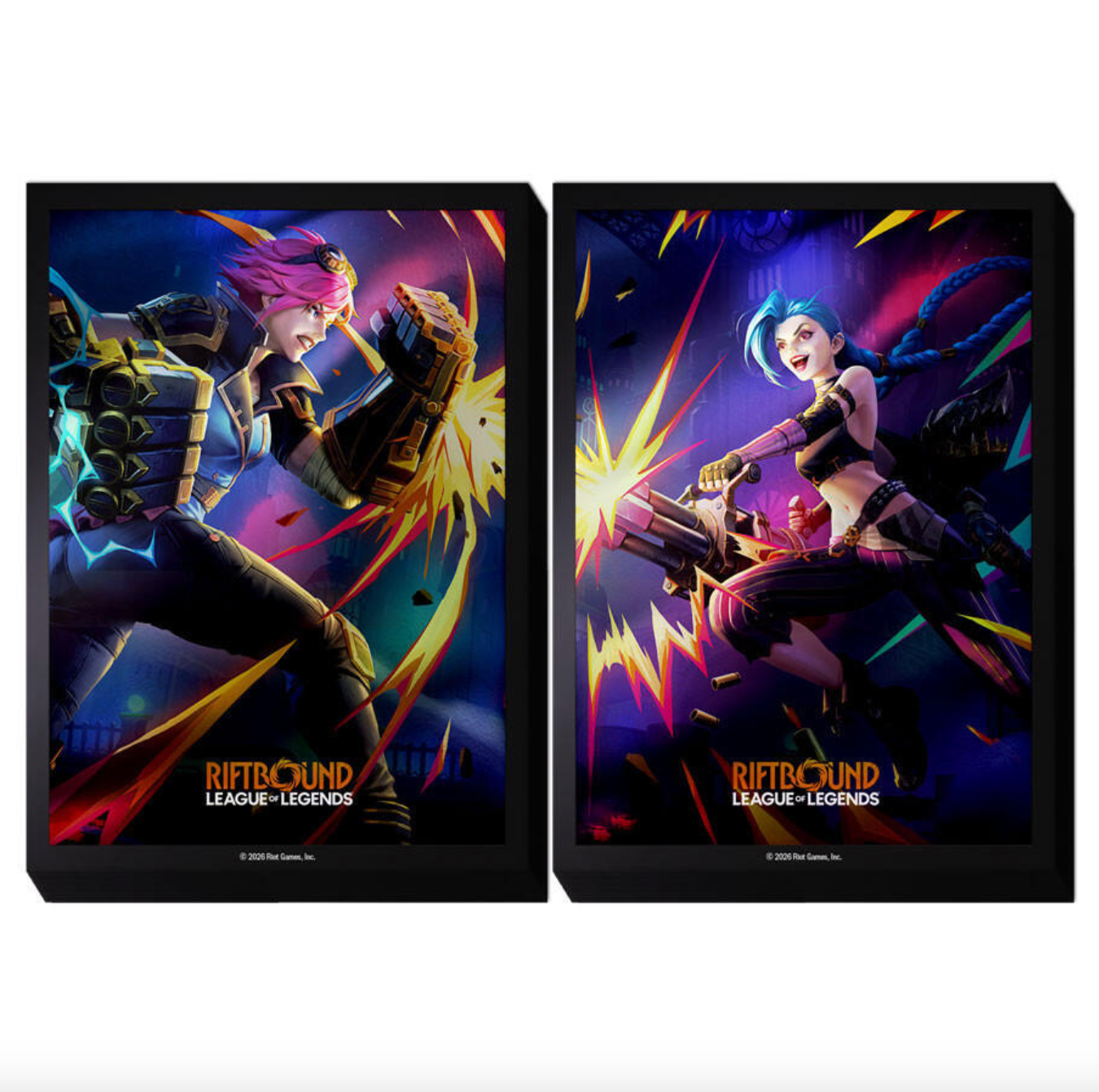 League of Legends Sleeves - Vi vs Jinx [English,100 Pcs]