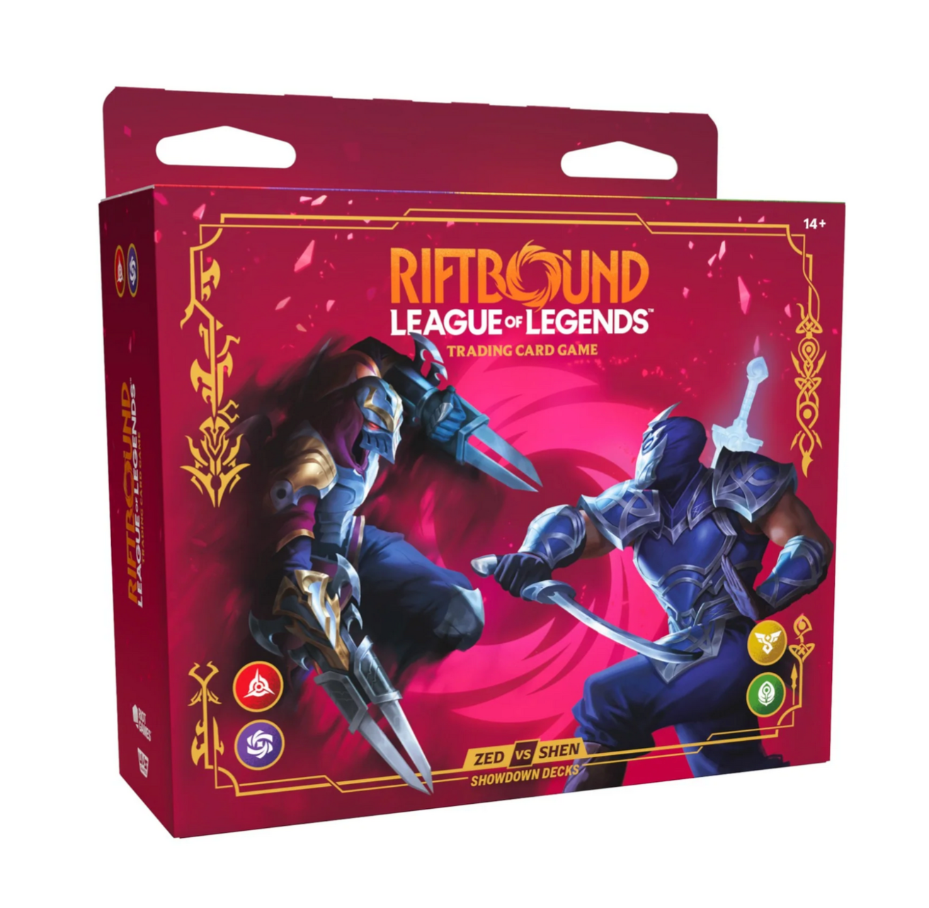 League of Legends Trading Card Game Vendetta Zed vs. Shen Showdown Deck Set [2 Decks & 2 Booster Packs]