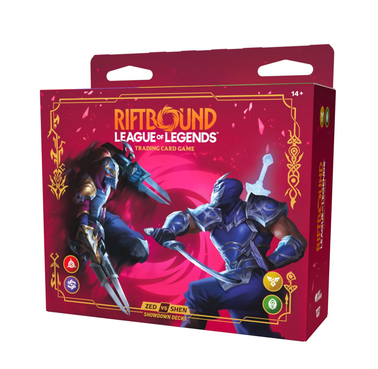 League of Legends Trading Card Game Vendetta Zed vs. Shen Showdown Deck Set [2 Decks & 2 Booster Packs]