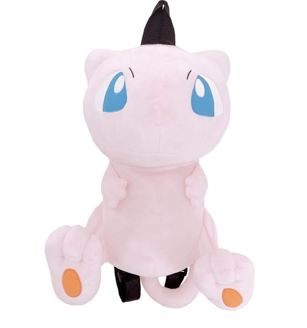 Official Mew 14.6" Pokemon Plush Backpack