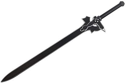 Sword Art Online Kirigaya Kazuto Replica Weapon SAO Kiritos Elucidator Foam Sword One Hand for Cosplay Costume, Props, Gift, Collections