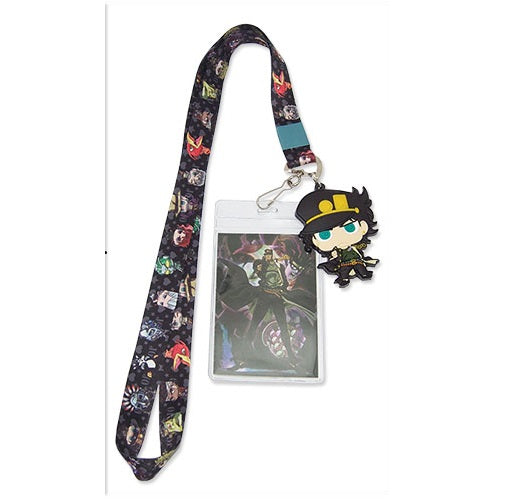 Lanyard Neck Strap Keychain ID Badge Holder - JoJo's Bizarre Adventure