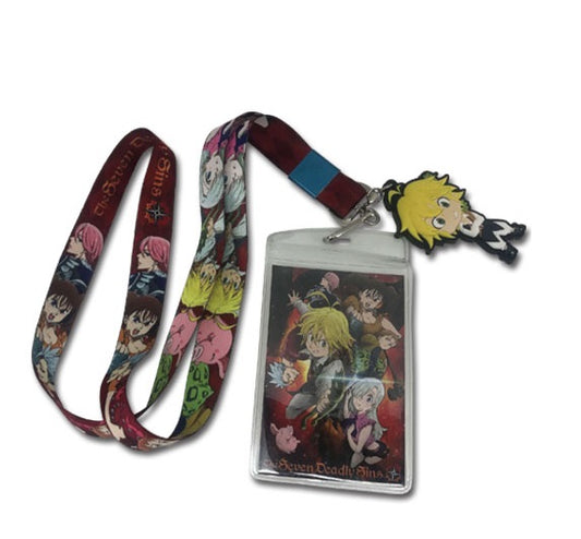 Lanyard Neck Strap Keychain ID Badge Holder - THE SEVEN DEADLY SINS - GROUP