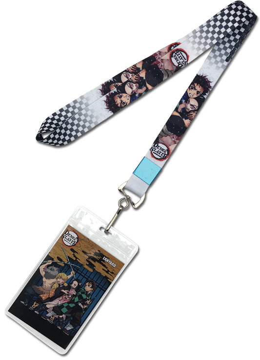 Lanyard Neck Strap Keychain ID Badge Holder - Demon Slayer - Key Visual