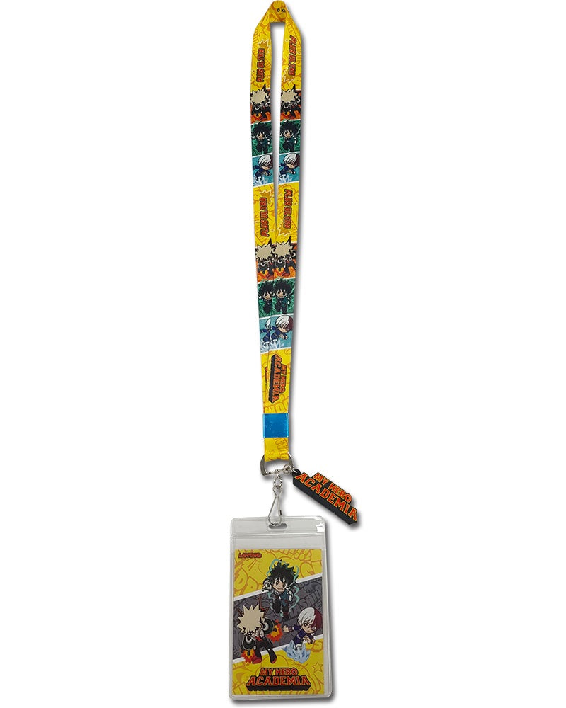 Lanyard Neck Strap Keychain ID Badge Holder - MY HERO ACADEMIA S5 - SD GROUP #01