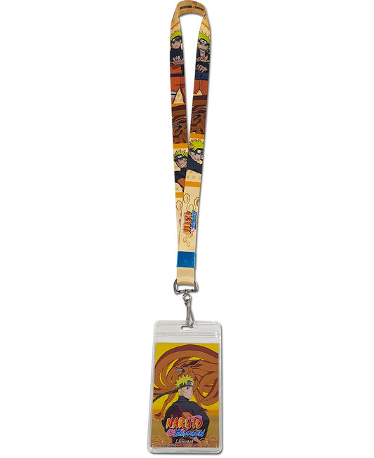 Lanyard Neck Strap Keychain ID Badge Holder - NARUTO SHIPPUDEN - NARUTO & KURAMA