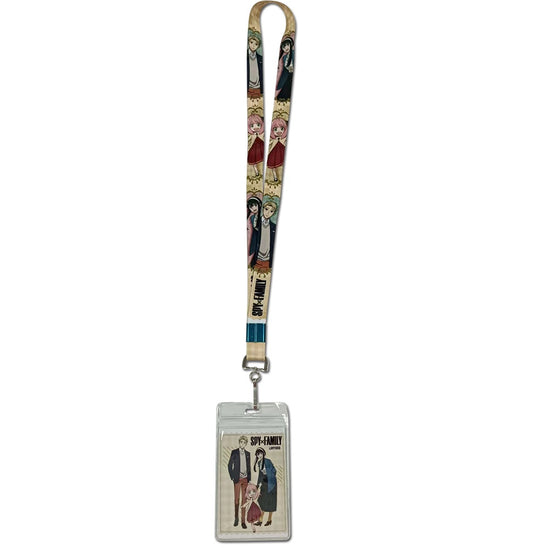 Lanyard Neck Strap Keychain ID Badge Holder - SPY X FAMILY - FORGER FAMILY #3