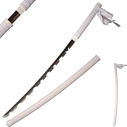 Demon Slayer Inosuke Hashibira Wooden Sword Cosplay Anime Replica Katana