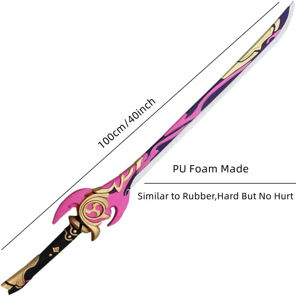 Halloween Prop Fantasy Genshin Impact Mistsplitter Reforged Cosplay Foam Swords, Scepter Blade Costume Birthday Gifts