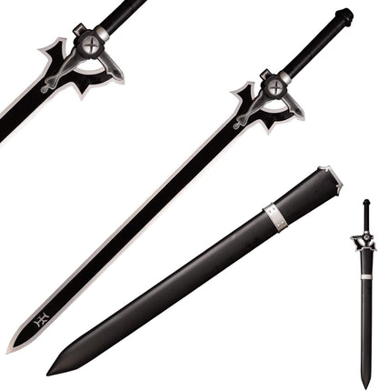 Sword Art Online Kirigaya Kazuto Replica Weapon SAO Kiritos Elucidator Handmade Metal Sword Cosplay Costume Props Gift Collections