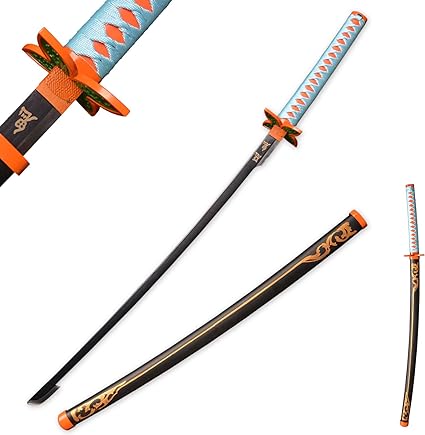 Demon Slayer Kochou Shinobu Wooden Sword Cosplay Anime Replica Katana