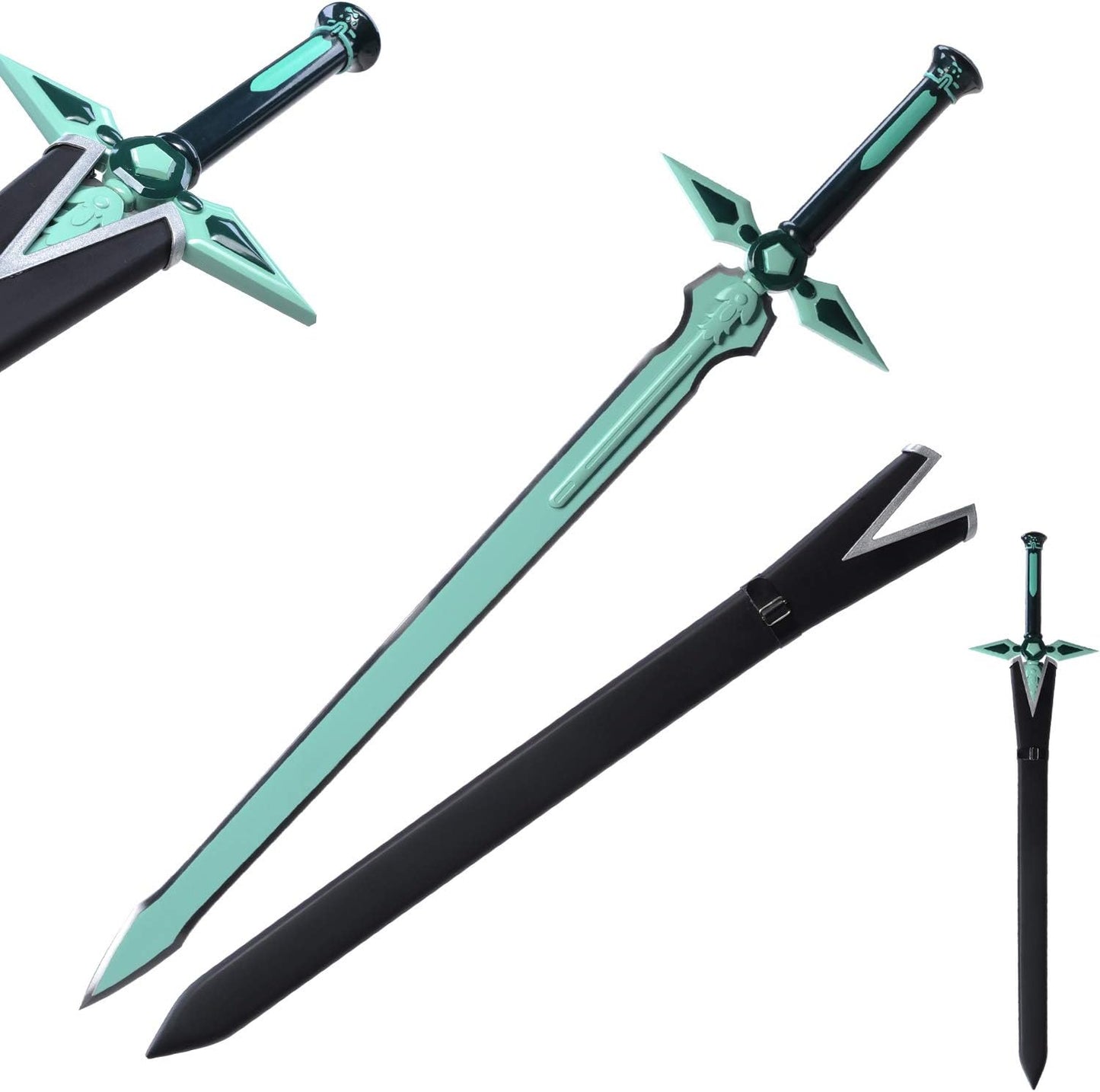 Sword Art Online Kirigaya Kazuto Replica Weapon SAO Kiritos Dark Repulser Handmade Metal Sword Cosplay Costume Props Gift Collections