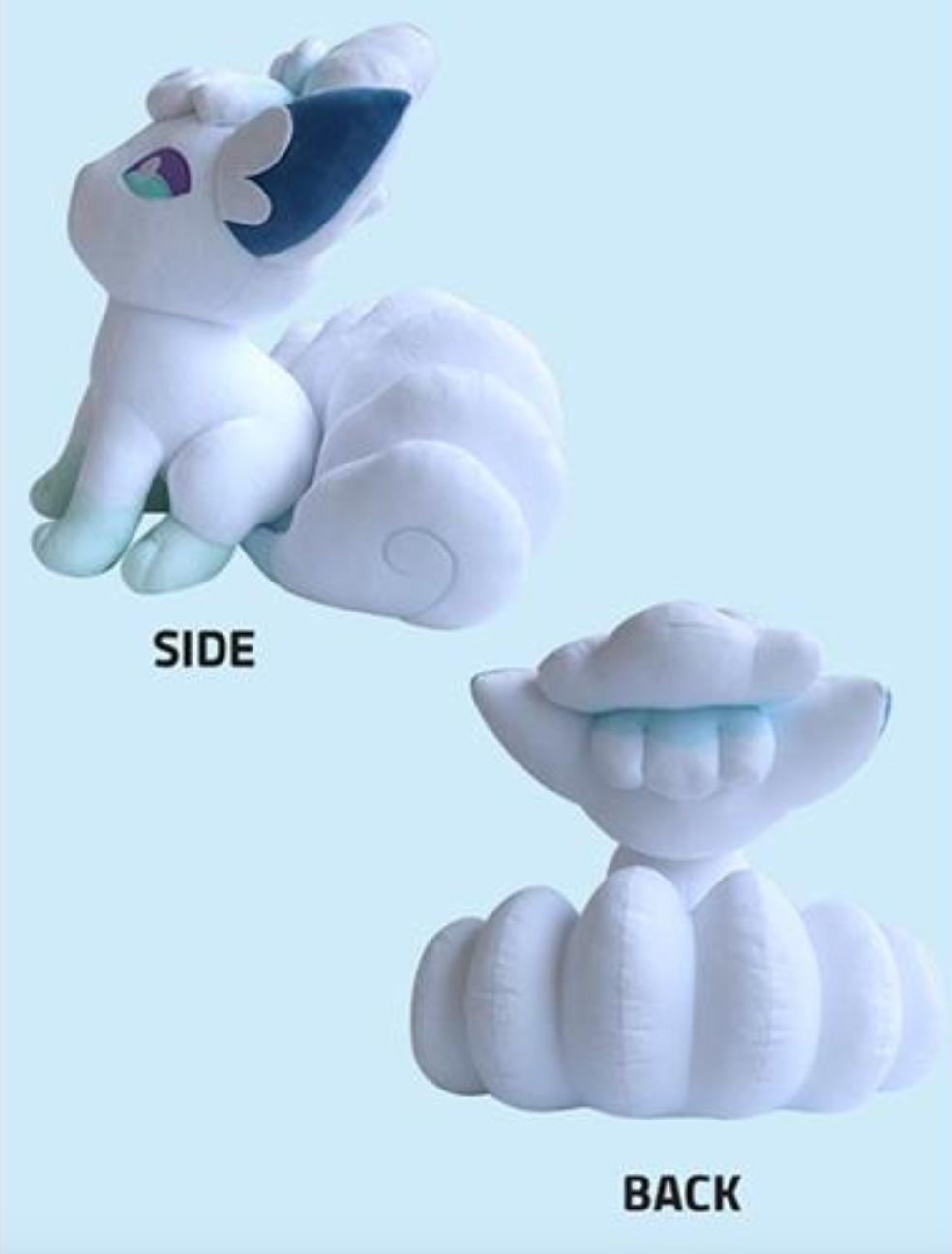 Pokemon Vulpix White 18" Stuffed Animal Plush Cute Hugging Doll Soft Toy Gifts for Kids