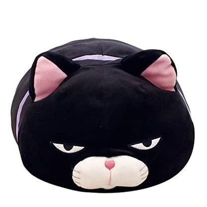 Amuse Cat Pilow Kuromame 20" Inch Stuffed Animal Headrest Plush Ultra-Soft Kitty Support Hugging Pillow