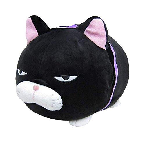 Amuse Cat Pilow Kuromame 20" Inch Stuffed Animal Headrest Plush Ultra-Soft Kitty Support Hugging Pillow