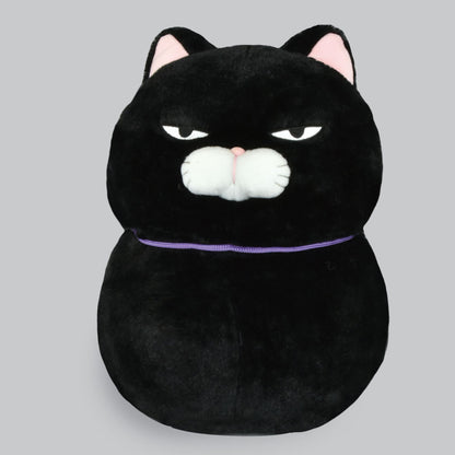 Amuse Backpack Sharp Eyes Black Cat Plush Bag Stuffed Animal Kitty Multiple Fashion Shoulder Bags Crossbody Gifts With Adjustable Straps for Women Girl Boy Kid