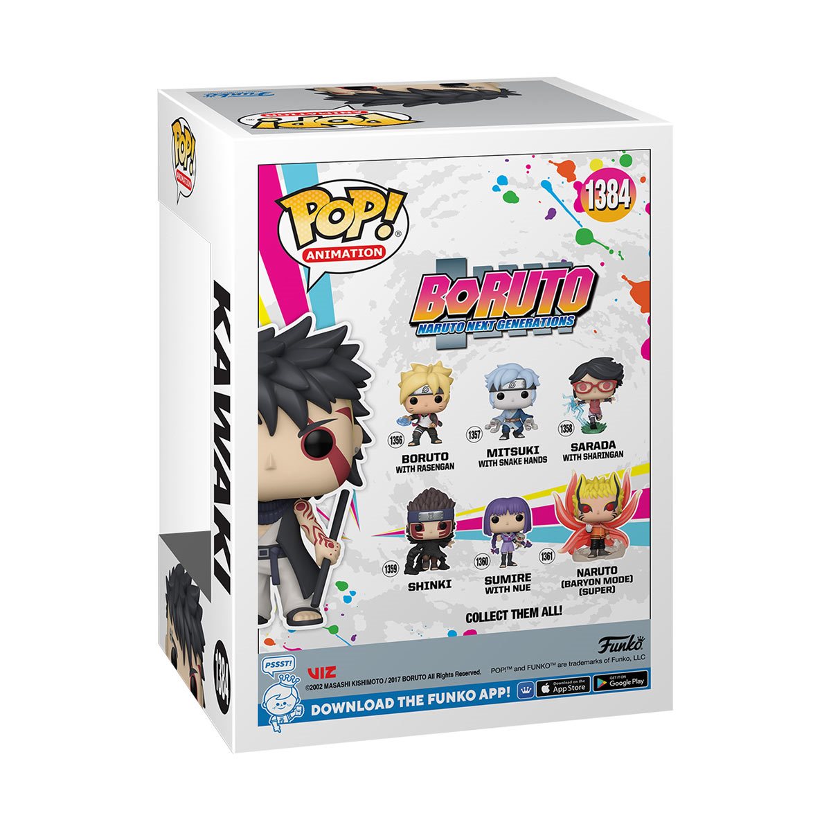 Funko Pop! - Boruto: Naruto Next Generations Kawaki Prologue Glow-in-the-Dark #1384