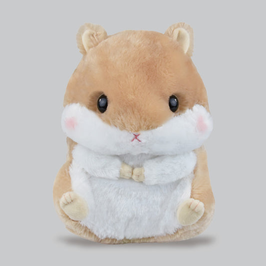 Amuse Hamster Coron Brown 13" Inch Fluffy Plushie Stuffed Animal Toy Birthday Xmas Gift for Kids Boys Girls (15.6inch, Brown)