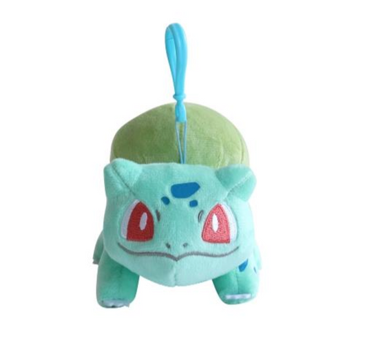 Pokemon Bulbasaur 6" Soft Plush Keychain Stuffed Animal Toy Backpack Hanger