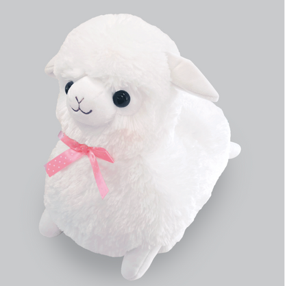 Amuse Alpaca Plushie Tissue Box Case Stuffed Animal Llama Napkin Paper Holder Cover Storage Box Tissue Tray Paper Container for Car Home Use Bathroom Accessories