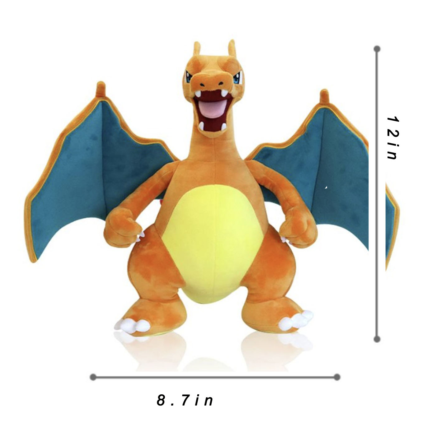 Pokemon Charizard 12" Soft Plush Toy Stuffed Animal Gift for Kids