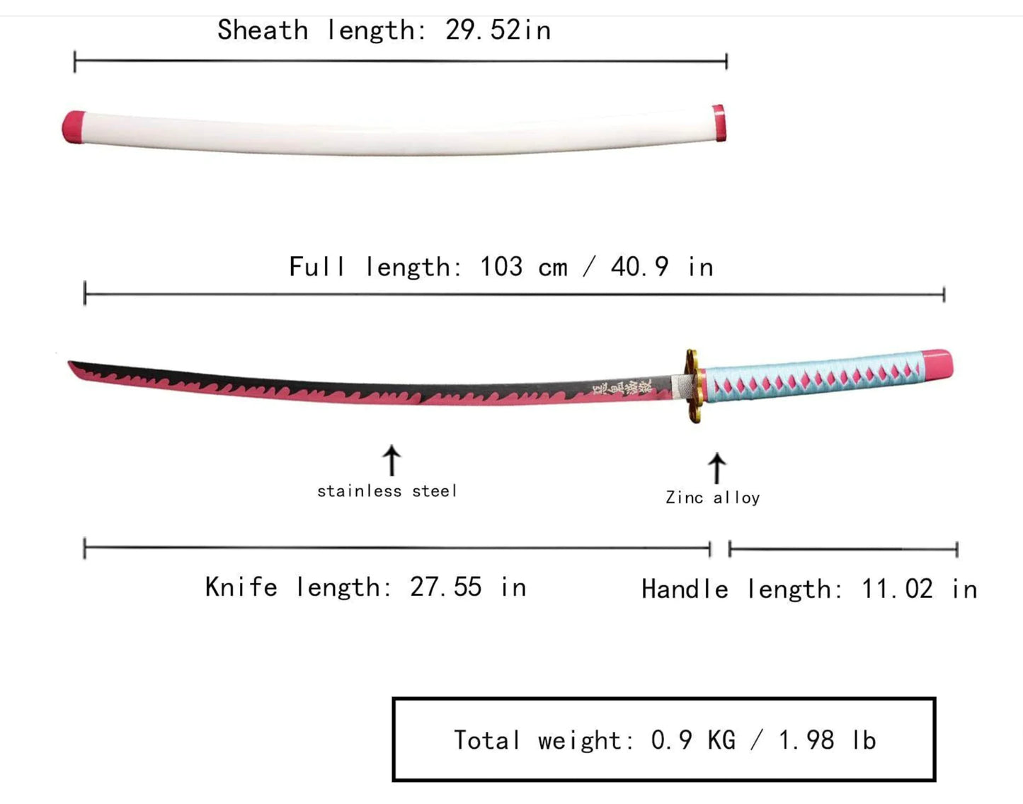 Demon Slayer - Mitsuri - Matal Sword