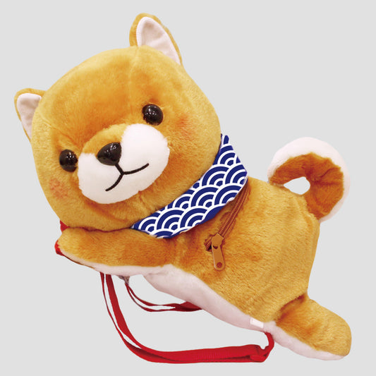 Amuse Mametaro Puppy Backpack Stuffed Animal Doggie Multiple Fashion Shoulder Bags Crossbody Gifts With Adjustable Straps for Women Girl Boy Kid