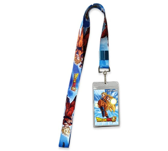 Lanyard Neck Strap Keychain ID Badge Holder - Dragon Ball Super Son Goku