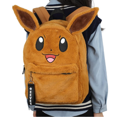 Backpack - Pokemon Eevee 16" Chunk Webbing Backpack