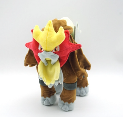 Pokemon Entei 10" Fluffy Plushies Toy Stuffed Animals Plush Doll Great Gift for Kids Fans