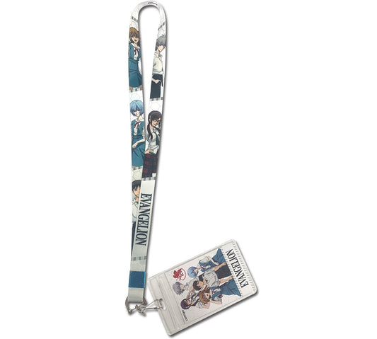 Lanyard Neck Strap Keychain ID Badge Holder - Evangelion Uniform Group