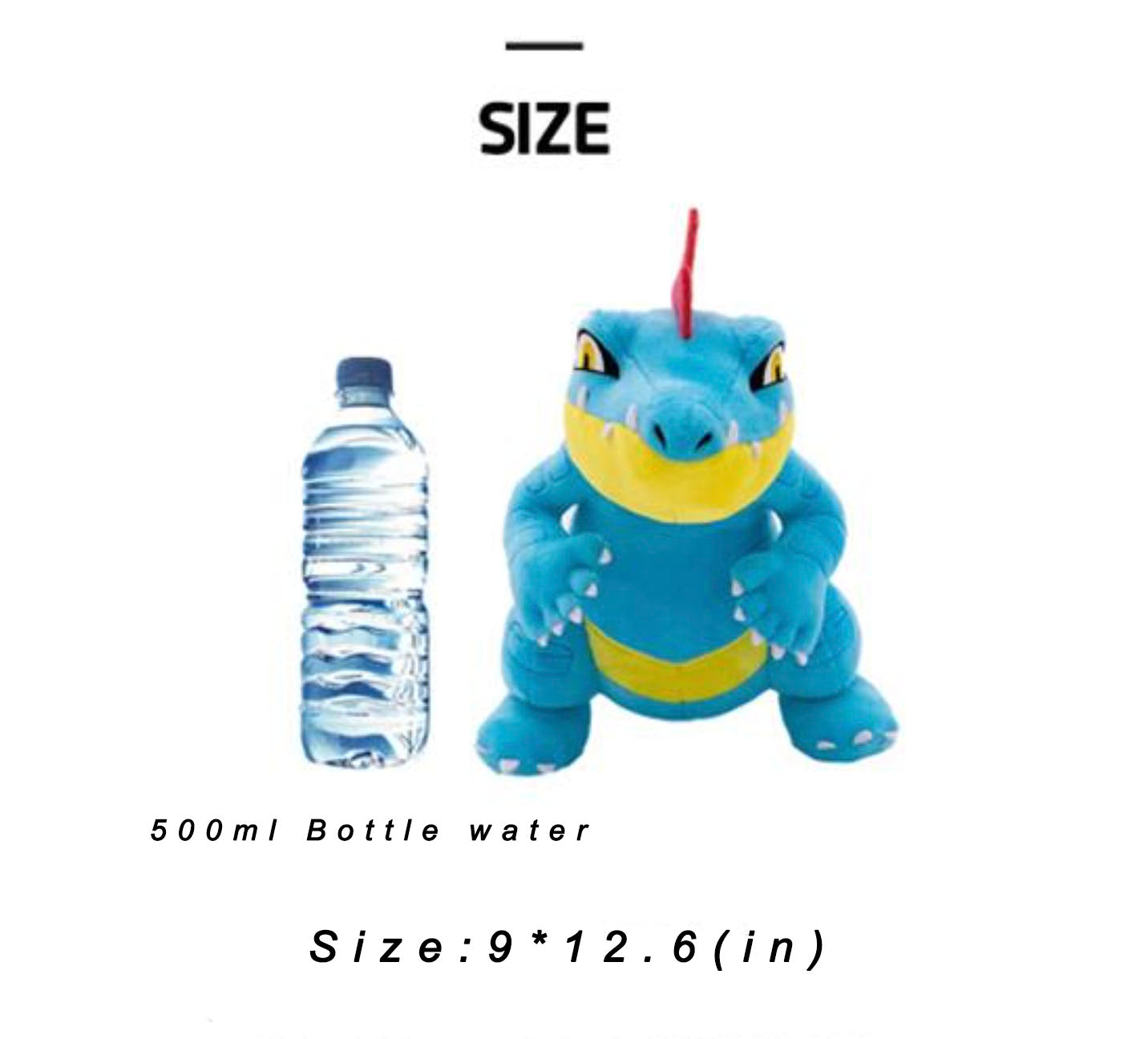 Pokemon Feraligator 12” Fluffy Plushies Toy Stuffed Animals Plush Doll Great Gift for Kids Fans
