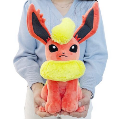 Pokemon Flareon 12“ Fluffy Plushies Toy Stuffed Animals Plush Doll Great Gift for Kids Fans